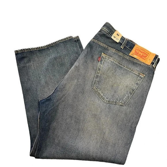 Levi’s 501 150th Anniversary Distressed Button Fly Straight Leg Jeans  Size 50 - Picture 5 of 9